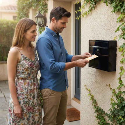 Letterbox, Wide Slot, Weatherproof Metal