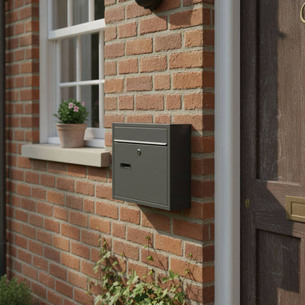 Letterbox, Wide Slot, Weatherproof Metal