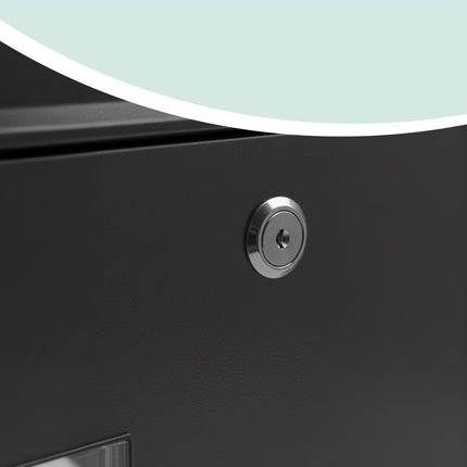 Letterbox, Wide Slot, Weatherproof Metal