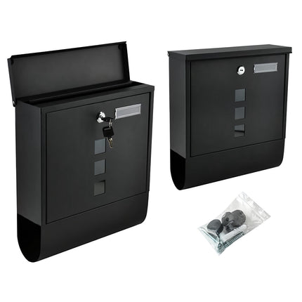 Letter box - black