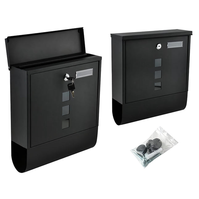 Letter box - black