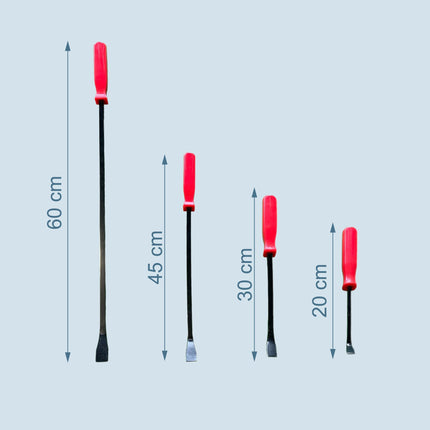 Lever Bar Set, 4-Piece, 200–600 mm Lengths
