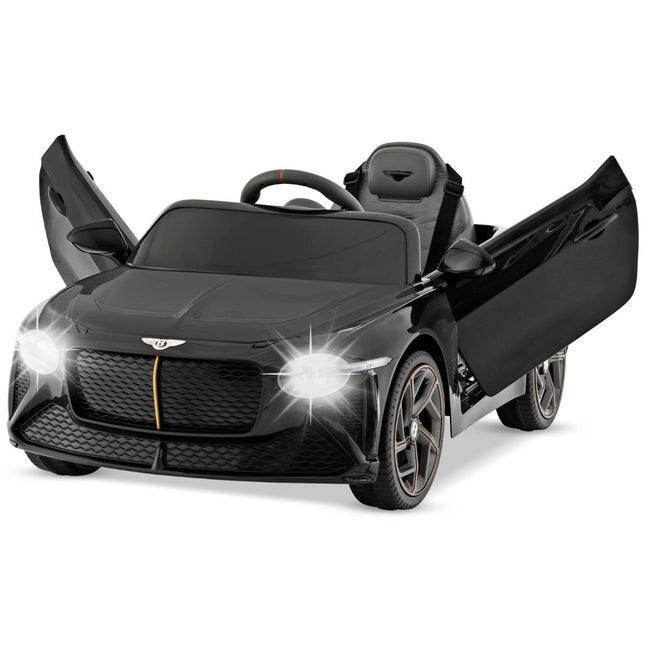Licensed Bentley Bacalar children's vehicle with remote control & scissor doors & suspension black