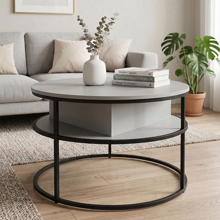 Lift-Top Coffee Table – Height-Adjustable Hidden Storage