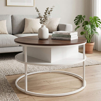 Lift-Top Coffee Table – Height-Adjustable Hidden Storage