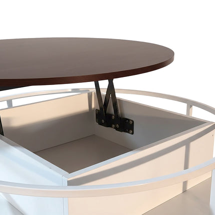 Lift-Top Coffee Table – Height-Adjustable Hidden Storage