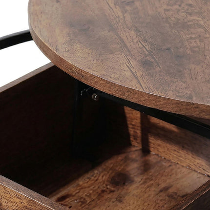 Lift-Top Coffee Table, Height-Adjustable Storage