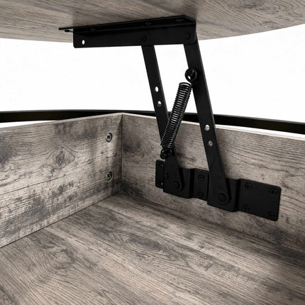 Lift-Top Coffee Table with Storage, Wood-Effect Finish