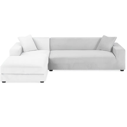 Light Gray Sofa Cover, 145-185cm, Stretch Fabric