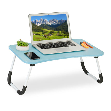 Light blue laptop table