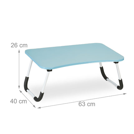 Light blue laptop table