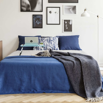 Light blue laptop table