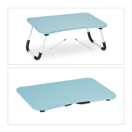 Light blue laptop table