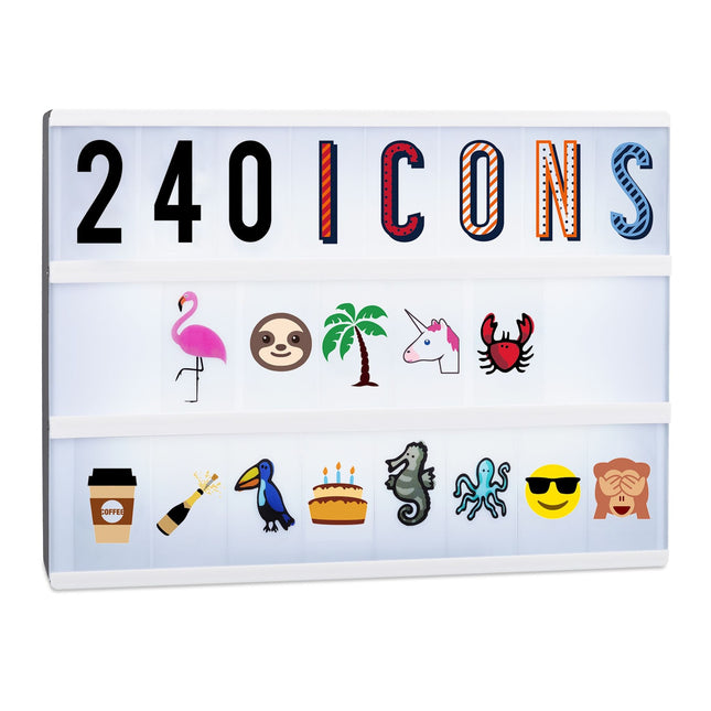 Lightbox extension set with 240 characters