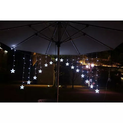 Light curtain 136LED USB cool white KŚ19740