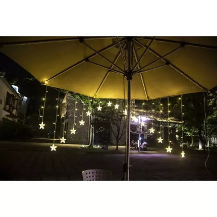 Light curtain 136LED USB warm white KŚ19738