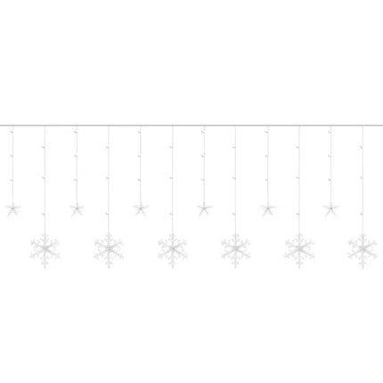Light curtain 138 LED USB cool white KŚ19744