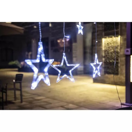 Light curtain 138 LED USB - cool white KŚ19752