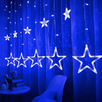 Light curtain 138 LED USB - cool white KŚ19752