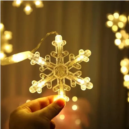 Light curtain 138 LED USB warm white KŚ19746