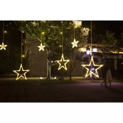 Light curtain 138LED USB - warm white KŚ19750