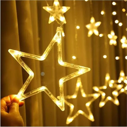 Light curtain 138LED USB - warm white KŚ19750