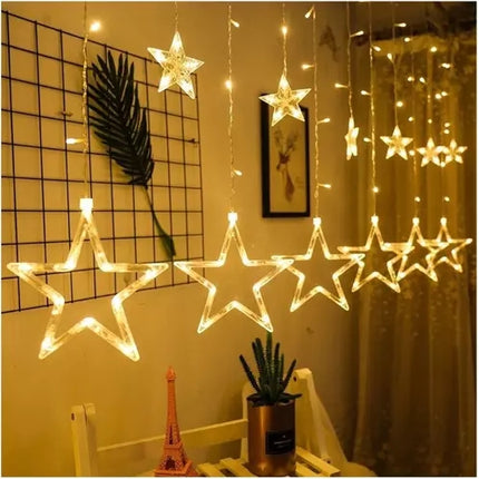 Light curtain 138LED USB - warm white KŚ19750