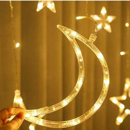 Light curtain 138 LED USB - warm white KŚ19758