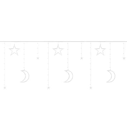Light curtain 138 LED USB - warm white KŚ19758