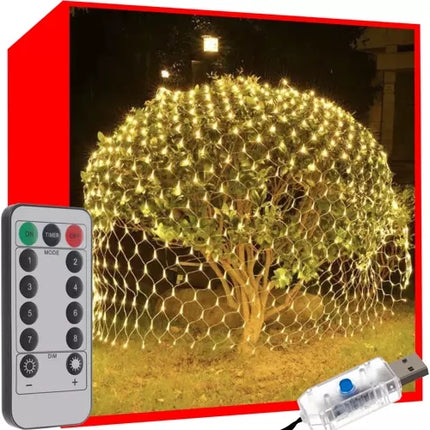 Light curtain 160 LED USB - warm white KŚ19762