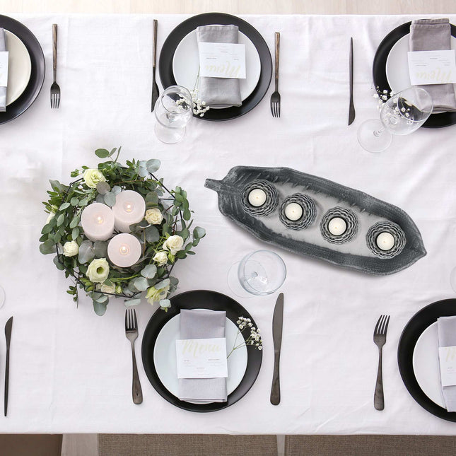 Light decoration with 4 tealight holders