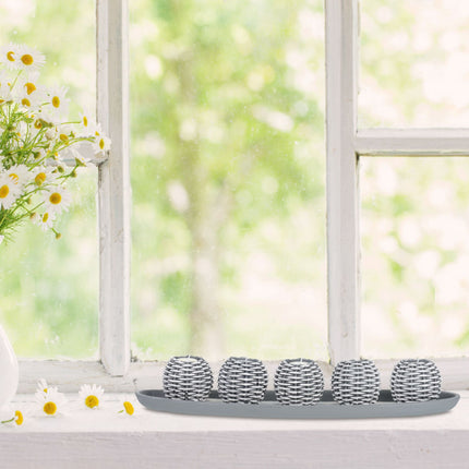 Light decoration with 5 tealight holders