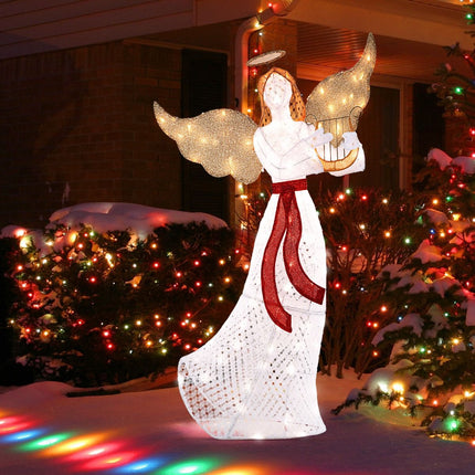 Lighted Christmas Angel, 150cm, 120 LED Warm White