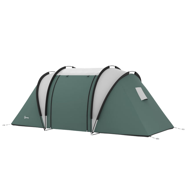 Lightweight 4-5 person water-repellent family camping tent