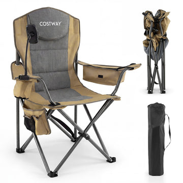 Lightweight Folding Camping Chair, Green, 200kg Capacity