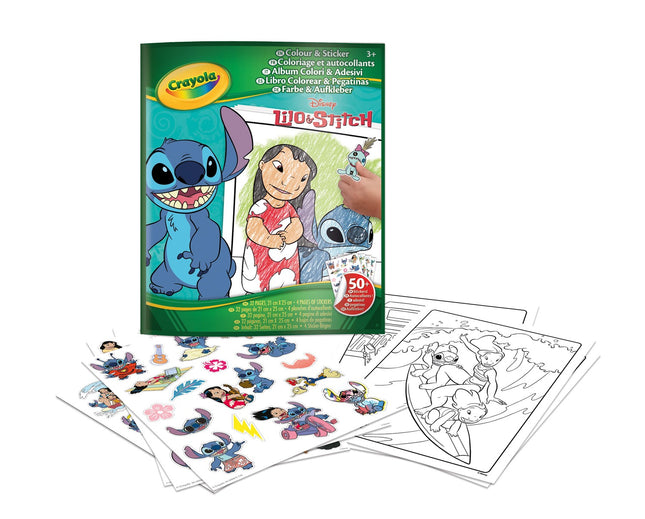 Lilo & Stitch Color and Sticker Activity Set for Kids
