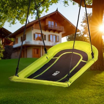 Lime Saucer Swing, Outdoor Fun, Durable Material