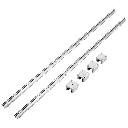 Linear Guide Rail Set, SBR16 1500mm, 2 Rails 4 Blocks