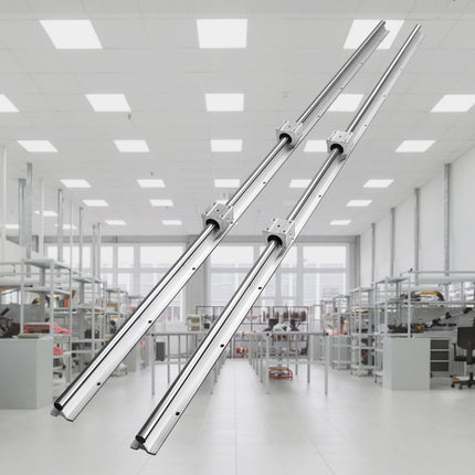 Linear Guide Rail Set, SBR16 1500mm, 2 Rails 4 Blocks