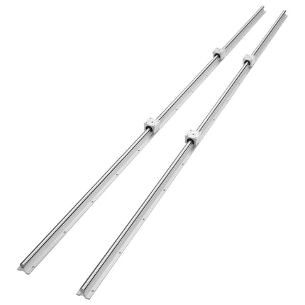 Linear Guide Rail Set, SBR20 2200mm, 2 Rails 4 Blocks