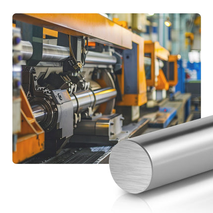 Linear Motion Rods, 25mm x 1000mm, 2-Pack, Steel