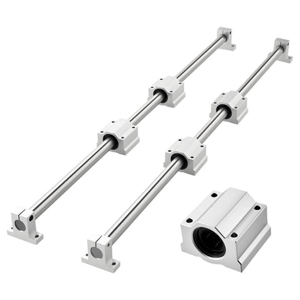 Linear Rail Kit, 1000 mm Rails, 4 Bearing Blocks