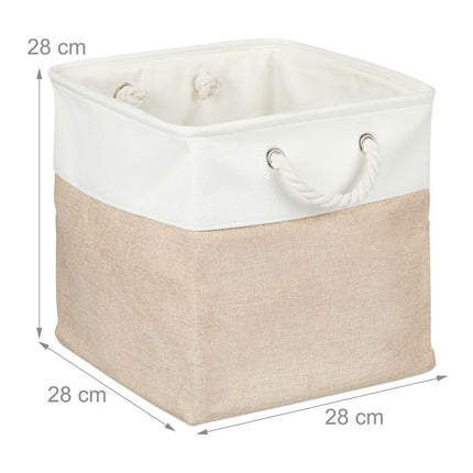Linen Storage Baskets Set of 4 – Multipurpose Organizers