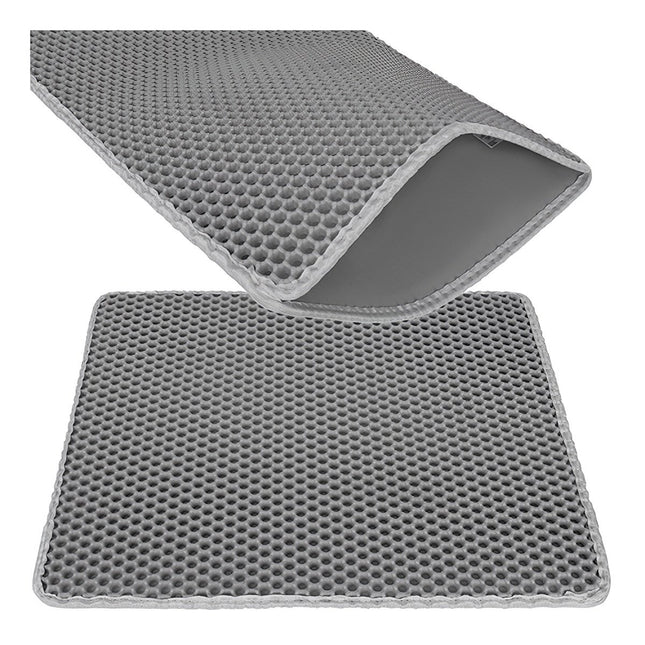 Litter box mat 60x45cm - gray Purlov