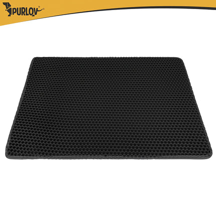 Litter box mat 75x55cm - black Purlov