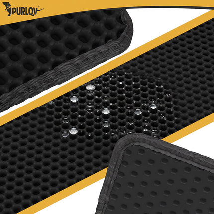 Litter box mat 75x55cm - black Purlov