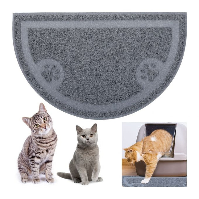 Litter box mat
