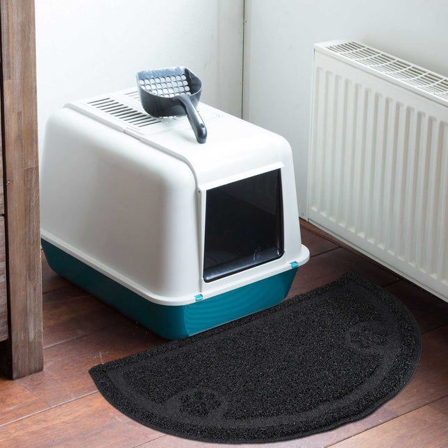 Litter box mat