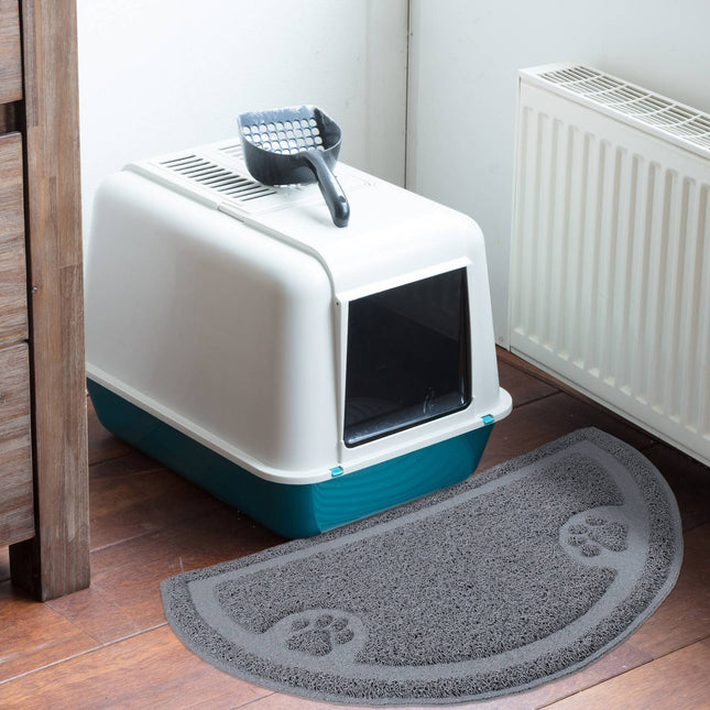 Litter box mat
