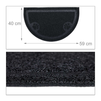 Litter box mat